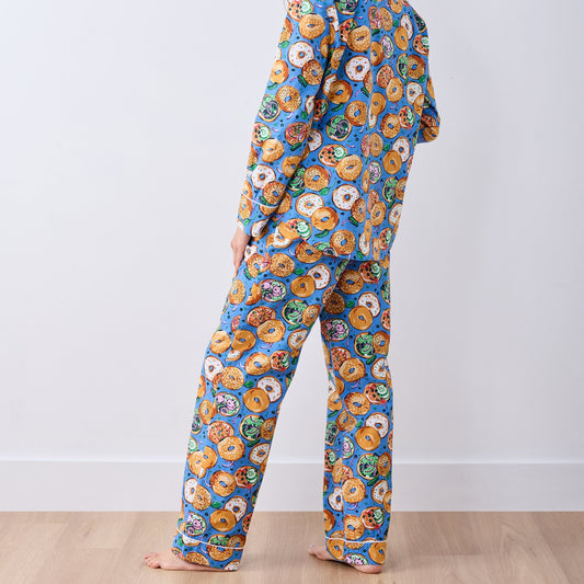 Printfresh Bagels & Schmear Long PJs