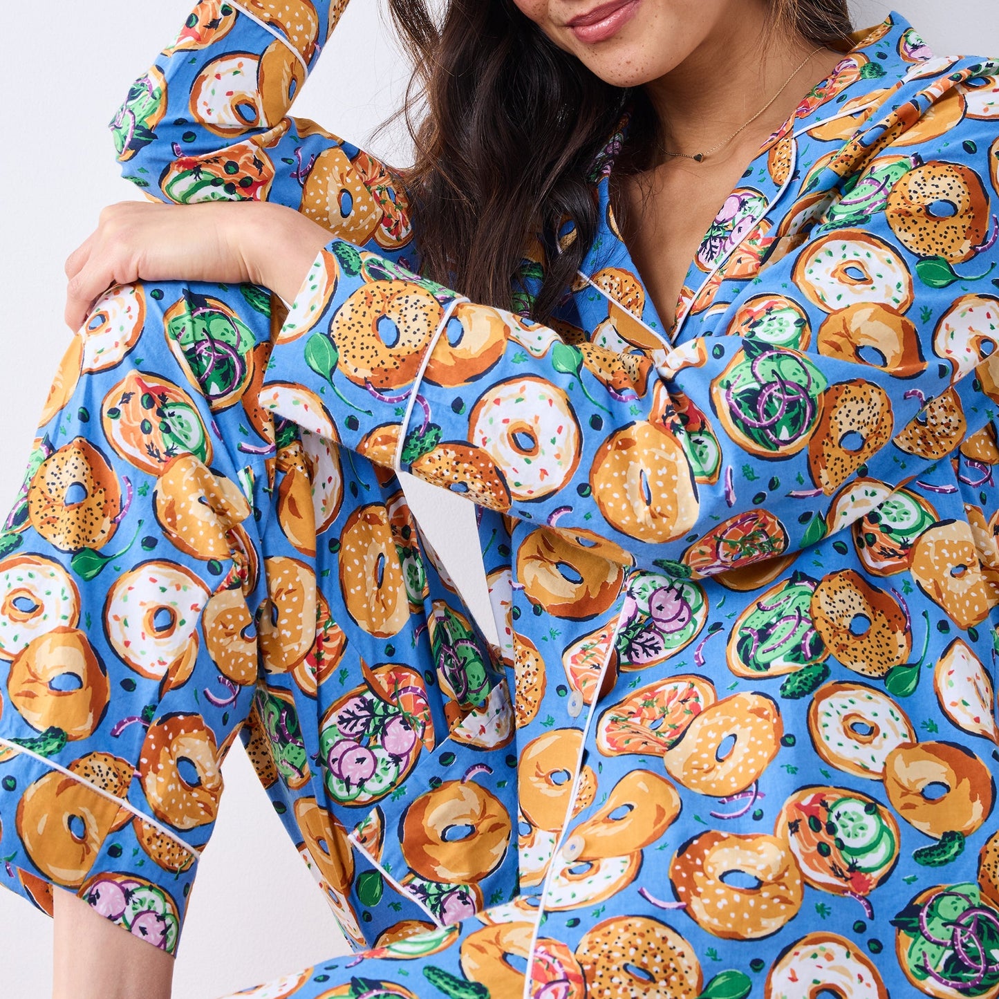 Printfresh Bagels & Schmear Long PJs
