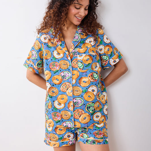 Printfresh Bagels & Schmear Short PJs