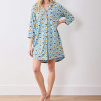 Printfresh Sweet Bee Knit Sleep Shirt view 1