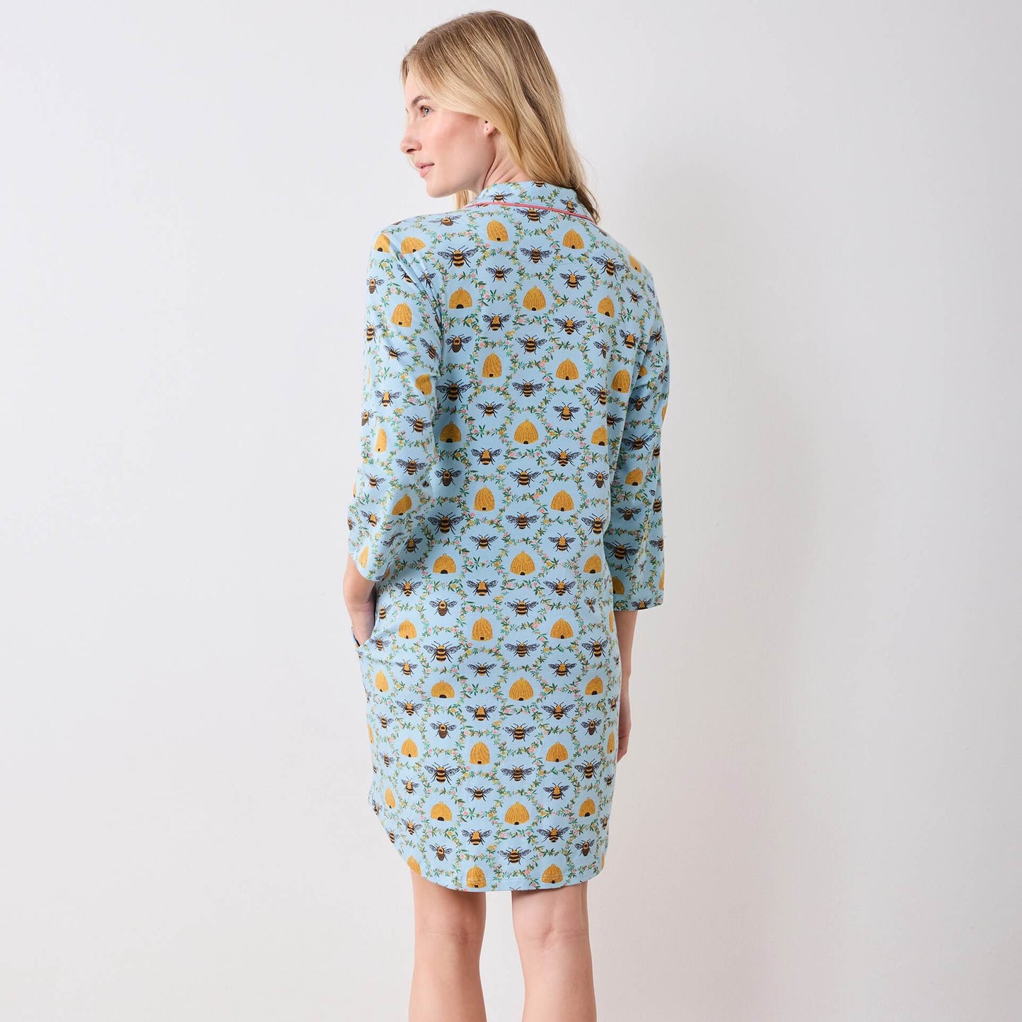 Printfresh Sweet Bee Knit Sleep Shirt
