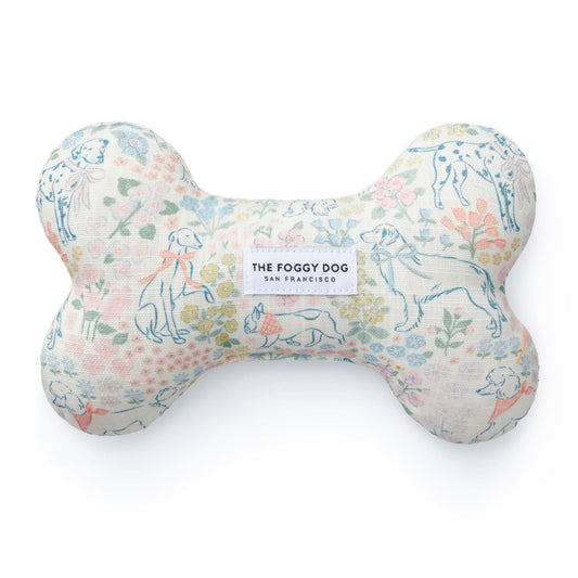 The Foggy Dog x Petite Keep Pretty as a Pup Dog Squeaky Toy view 1