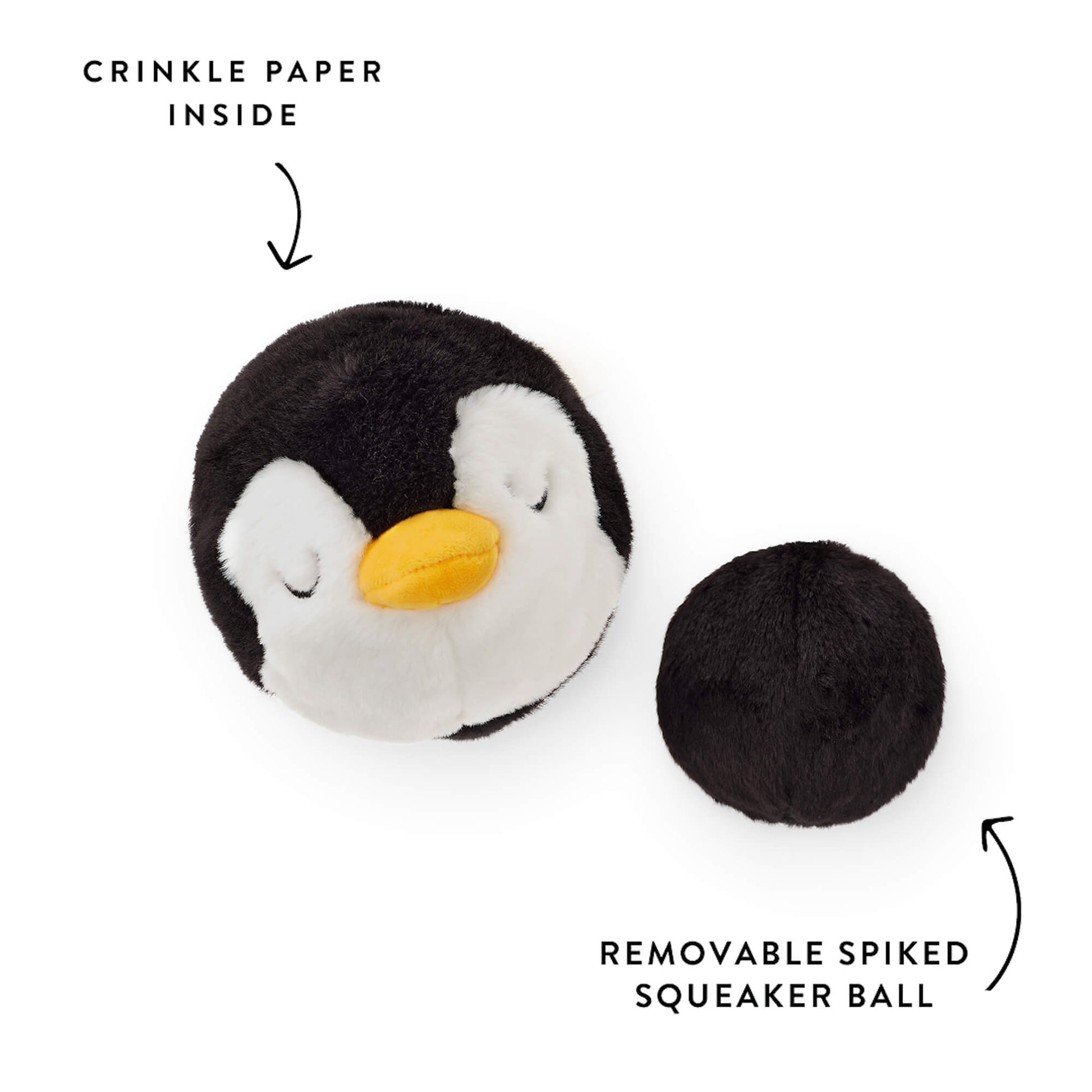 Penguin 2-in-1 Bounce Dog Toy from The Foggy Dog