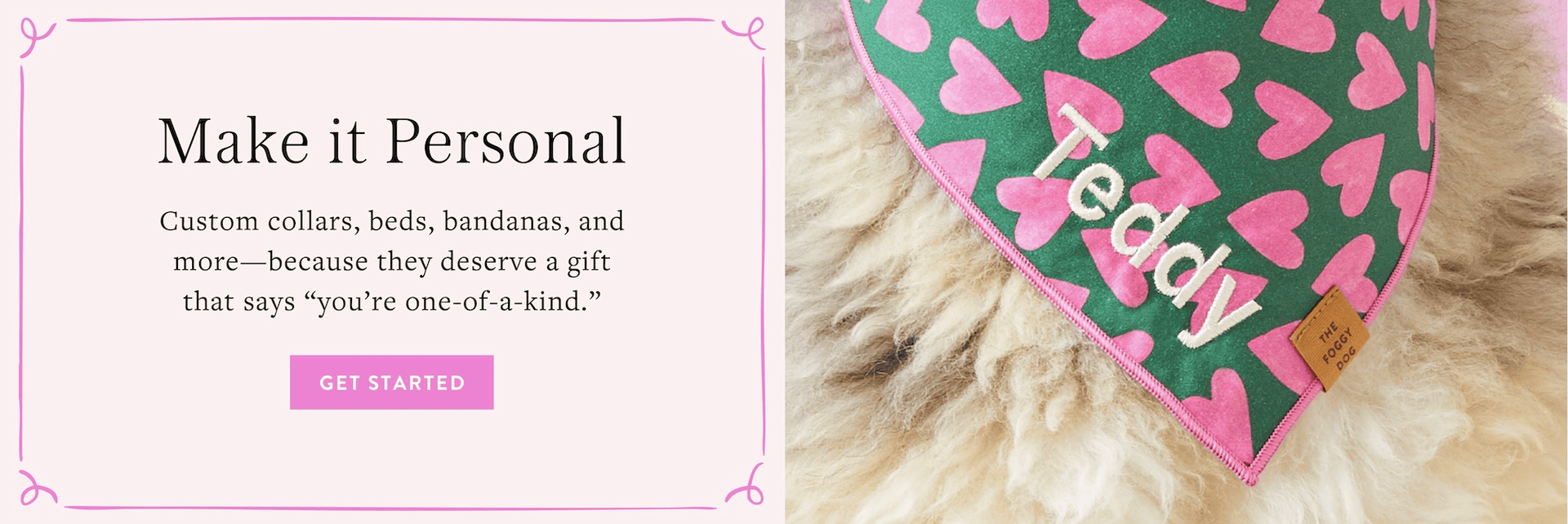 Personalization at The Foggy Dog