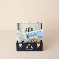 Mini Trunk - Dog Days - Navy, from The Foggy Dog