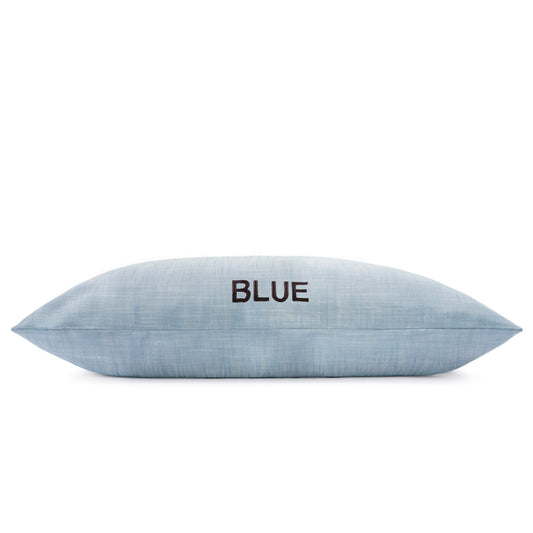 Chambray Blue Dog Bed from The Foggy Dog
