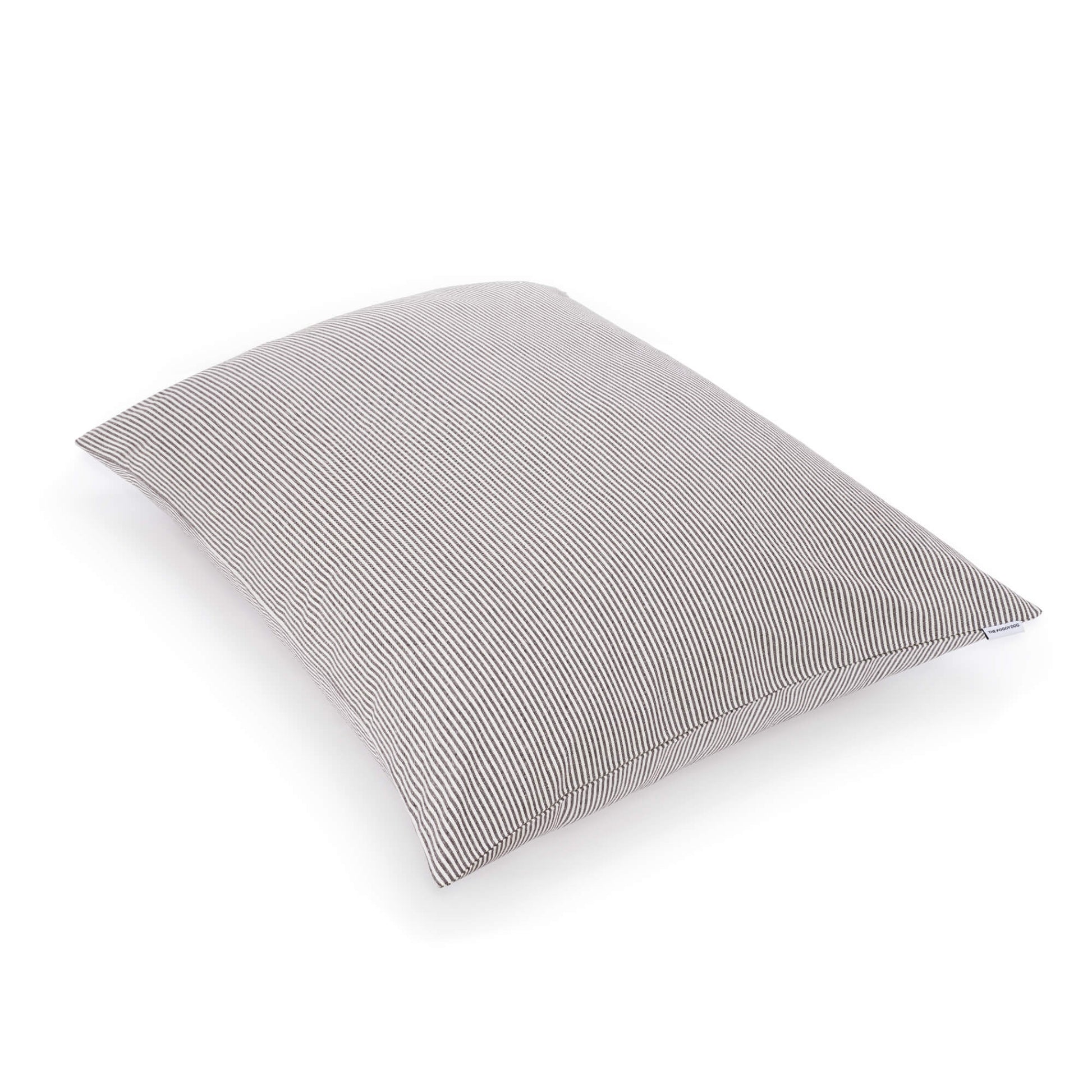 Charcoal Stripe Dog Bed from The Foggy Dog