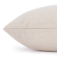 Mushroom Brown Stripe Dog Bed from The Foggy Dog