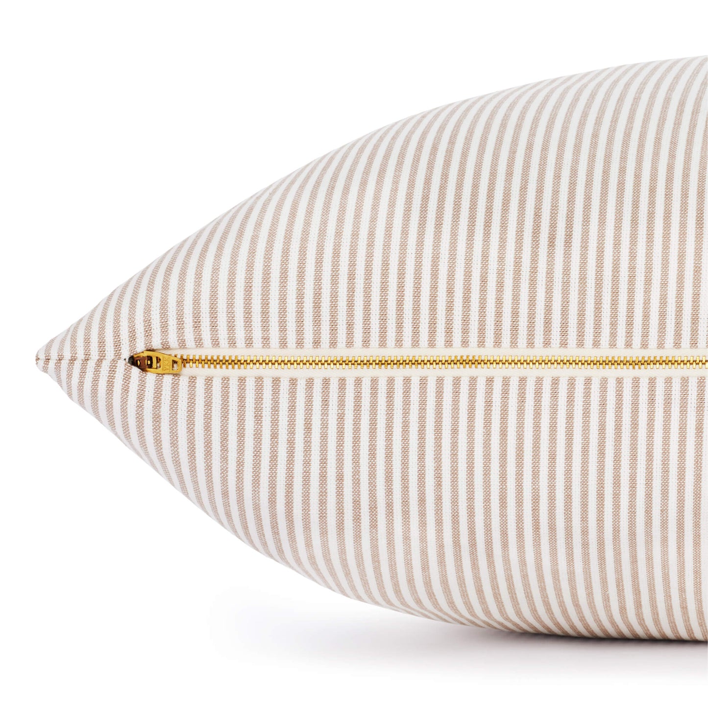 Mushroom Brown Stripe Dog Bed from The Foggy Dog