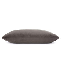 Smoky Gray Recycled Faux Fur Dog Bed from The Foggy Dog