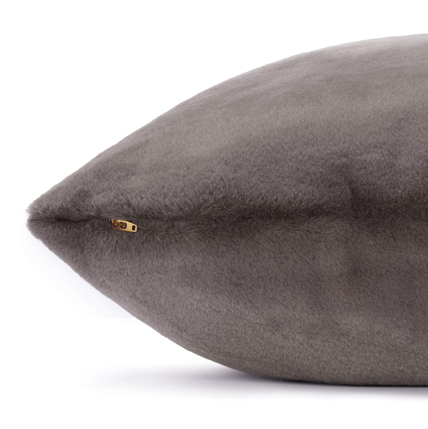 Smoky Gray Recycled Faux Fur Dog Bed from The Foggy Dog