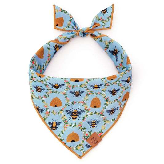 Printfresh x TFD Sweet Bee Dog Bandana from The Foggy Dog