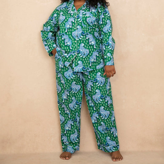 Printfresh Tiger Queen Long PJs