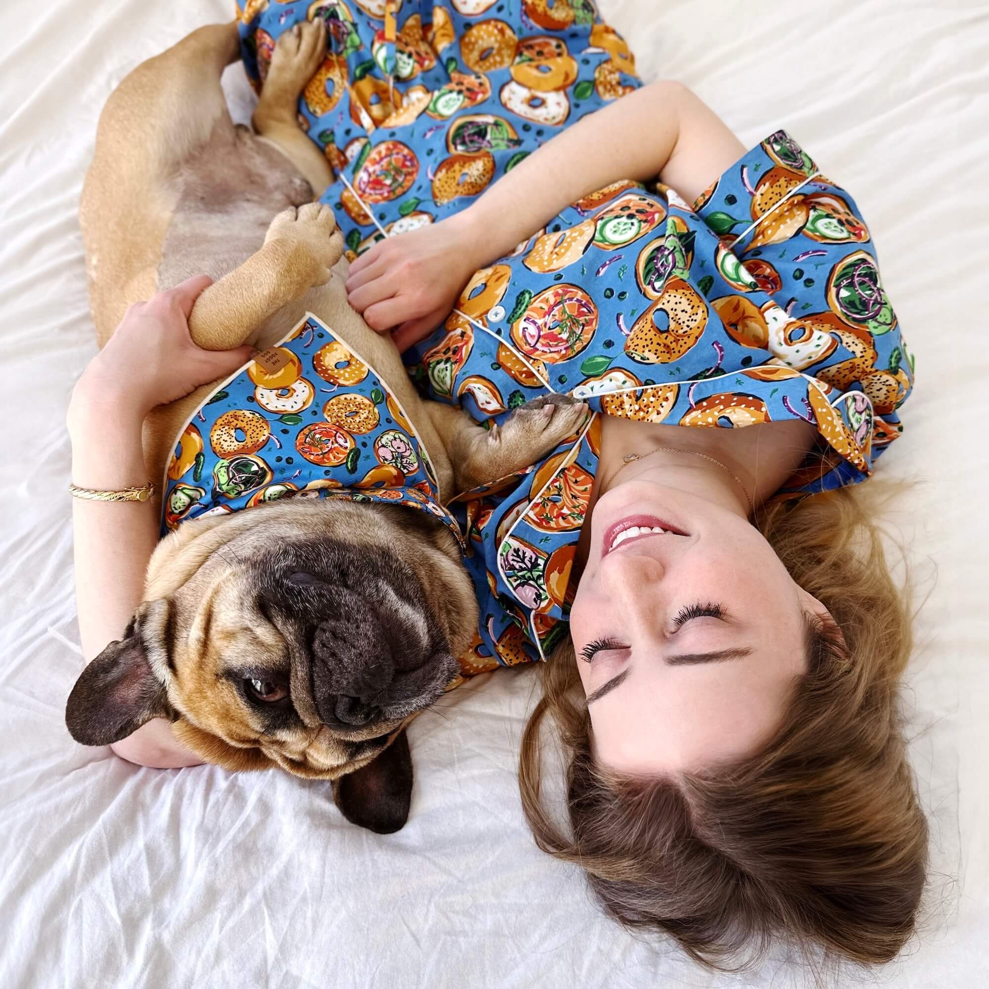 Printfresh x TFD Bagels & Schmear Mom + Dog Matching Gift Set