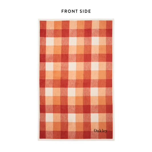 ChappyWrap x TFD Pumpkin Spice Plaid Dog Blanket from The Foggy Dog