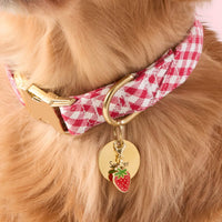 Strawberry Collar Charm from The Foggy Dog