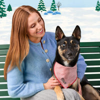 #Modeled by Blue (35lbs) in Medium