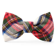 Regent Plaid Flannel Dog Bow Tie