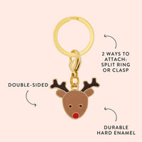 Reindeer Collar Charm view 2
