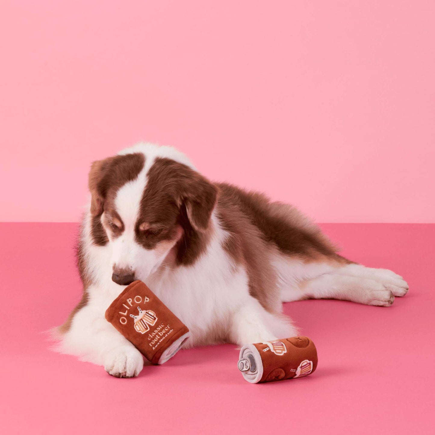 Olipop x The Foggy Dog Root Beer Interactive Snuffle Dog Toy from The Foggy Dog