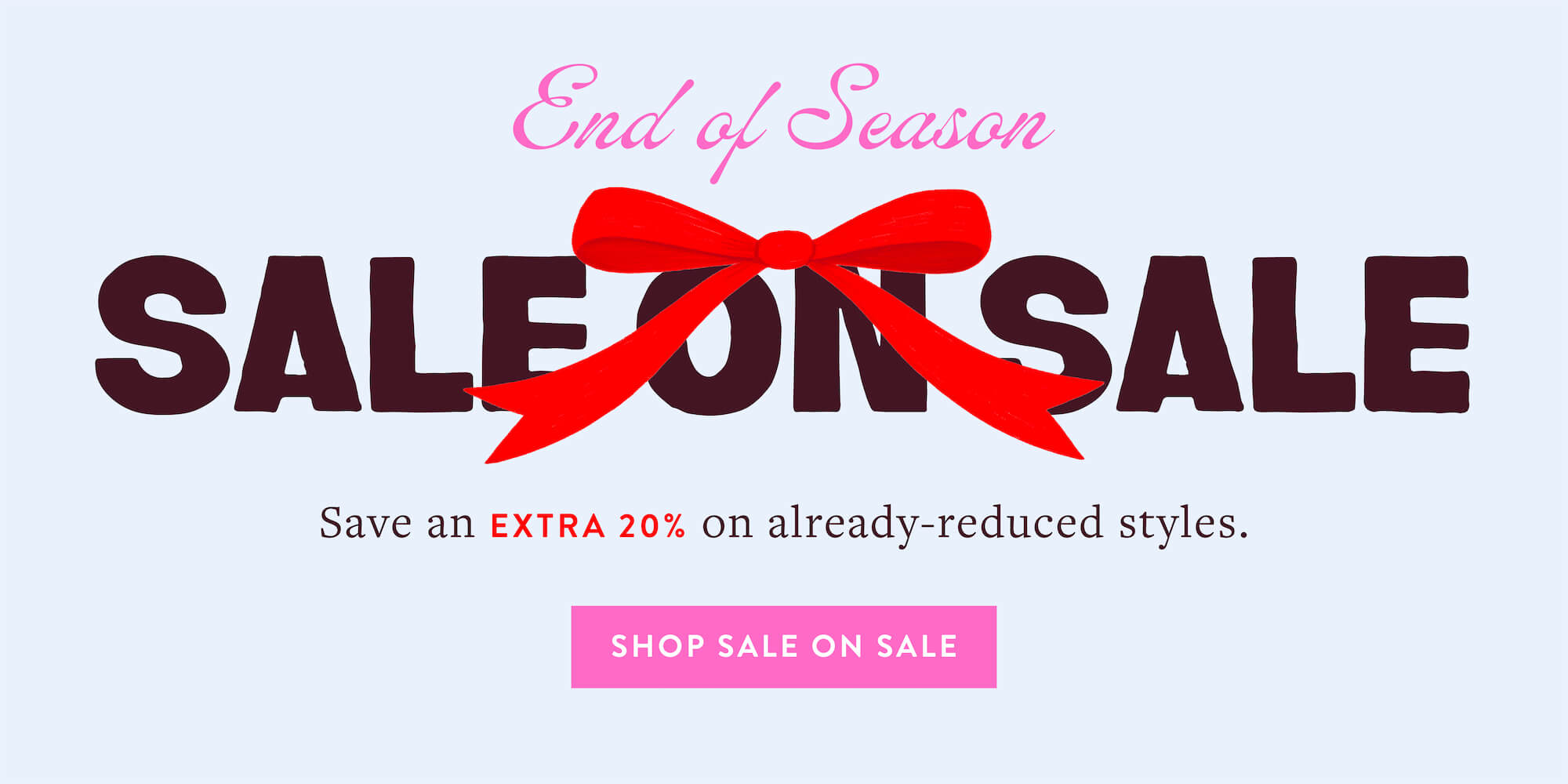 Extra 20% off sale styles at The Foggy Dog