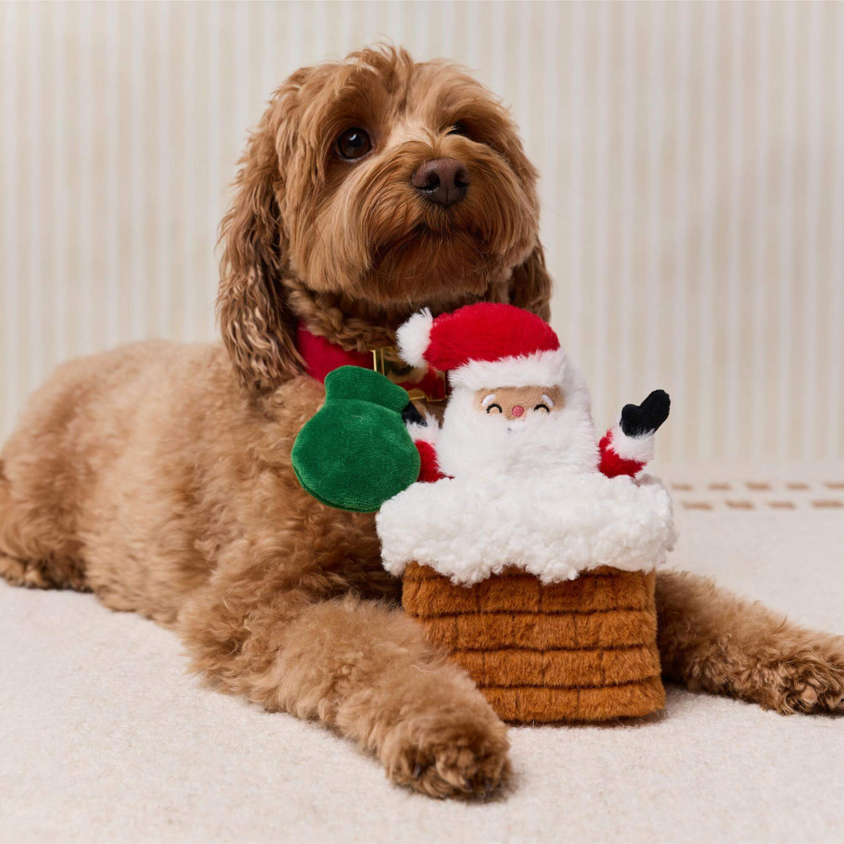 Here Comes Santa Interactive Snuffle Dog Toy from The Foggy Dog