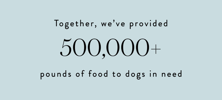 500,000 pounds of food donated from The Foggy Dog