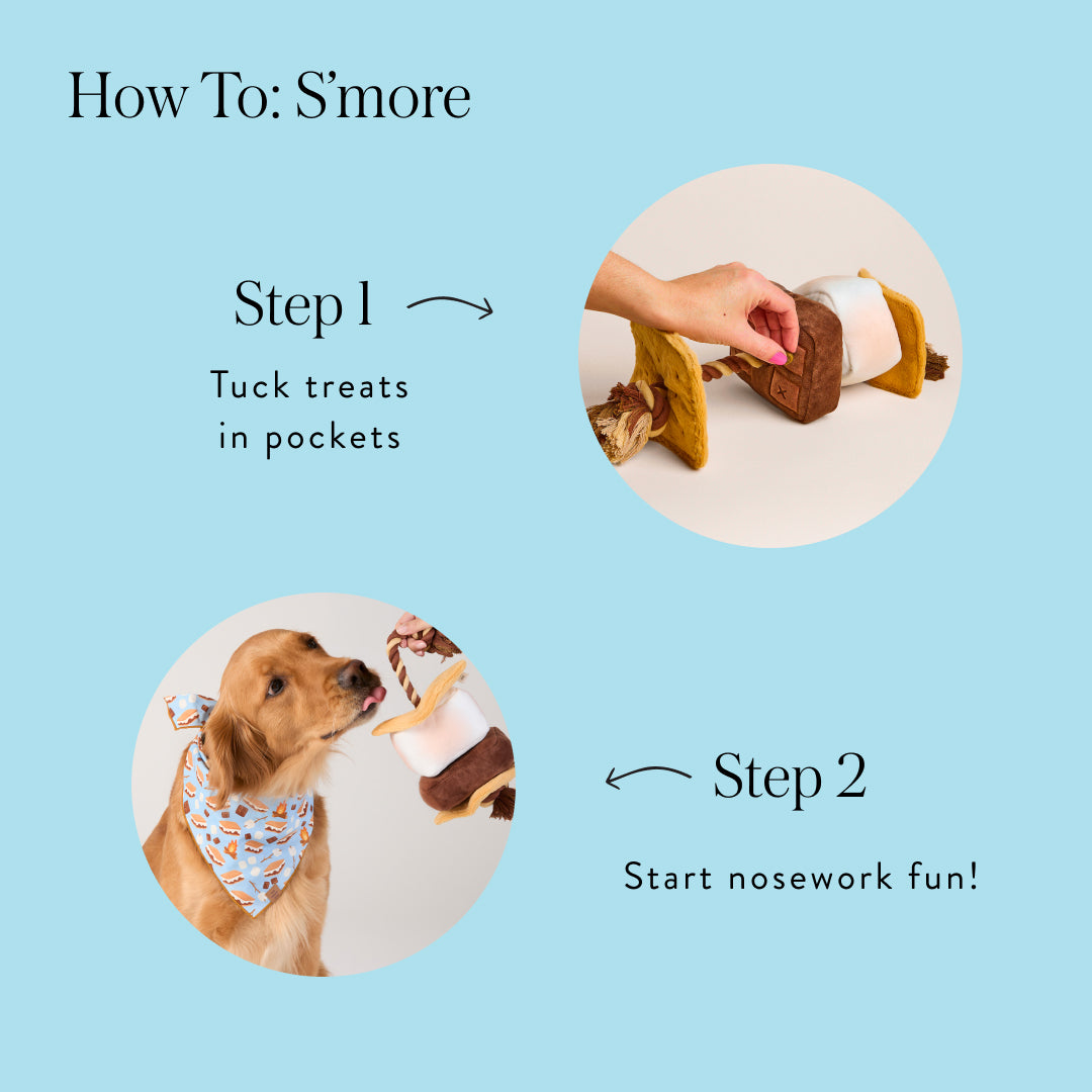 S’more Interactive Snuffle Dog Toy