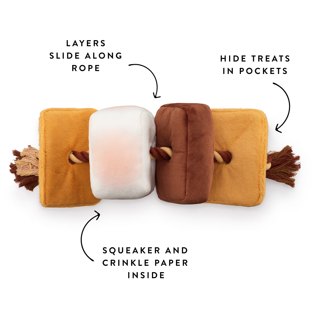 S’more Interactive Snuffle Dog Toy from The Foggy Dog