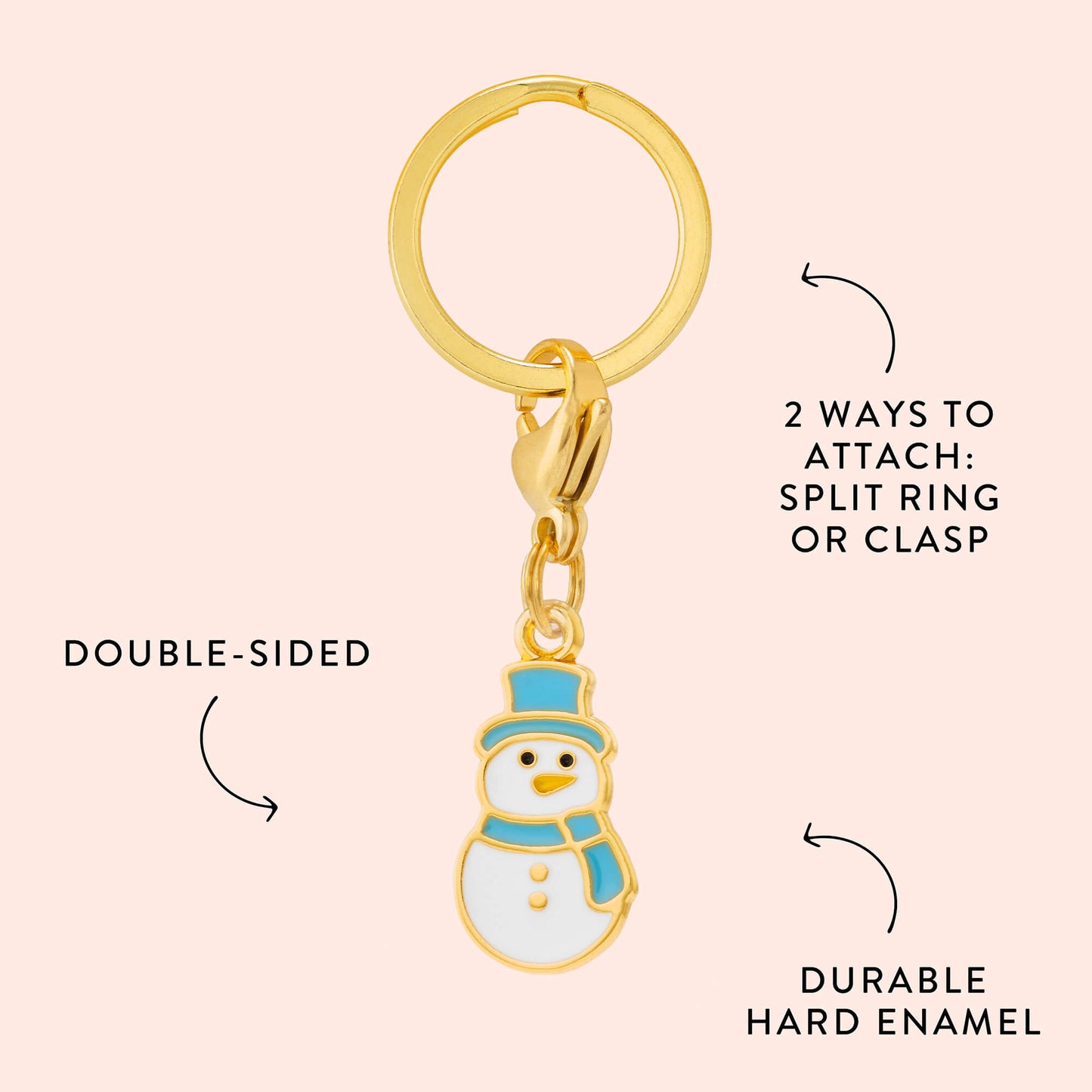 Snowman Collar Charm from The Foggy Dog