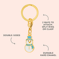Snowman Collar Charm from The Foggy Dog