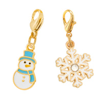 Winter Wonderland Collar Charm Set from The Foggy Dog