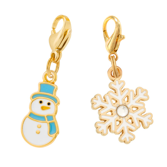 Winter Wonderland Collar Charm Set from The Foggy Dog