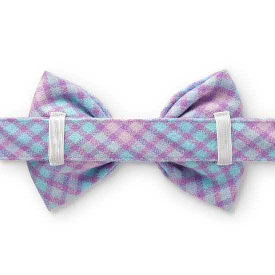 Sorbet Plaid Flannel Bow Tie Collar from The Foggy Dog