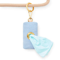 Blue Chambray Canvas Waste Bag Holder from The Foggy Dog