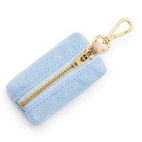 Blue Chambray Canvas Waste Bag Holder from The Foggy Dog