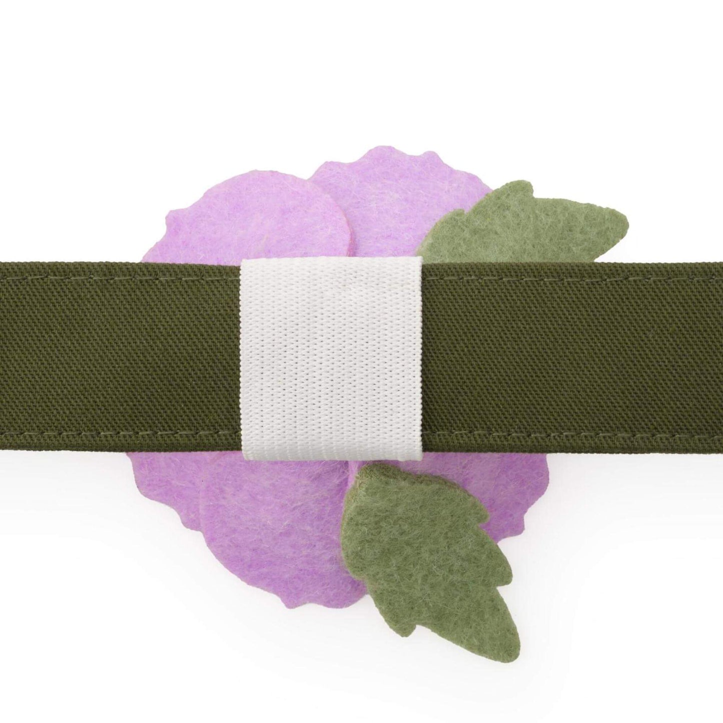 Lilac Peony Dog Collar Flower Set from The Foggy Dog