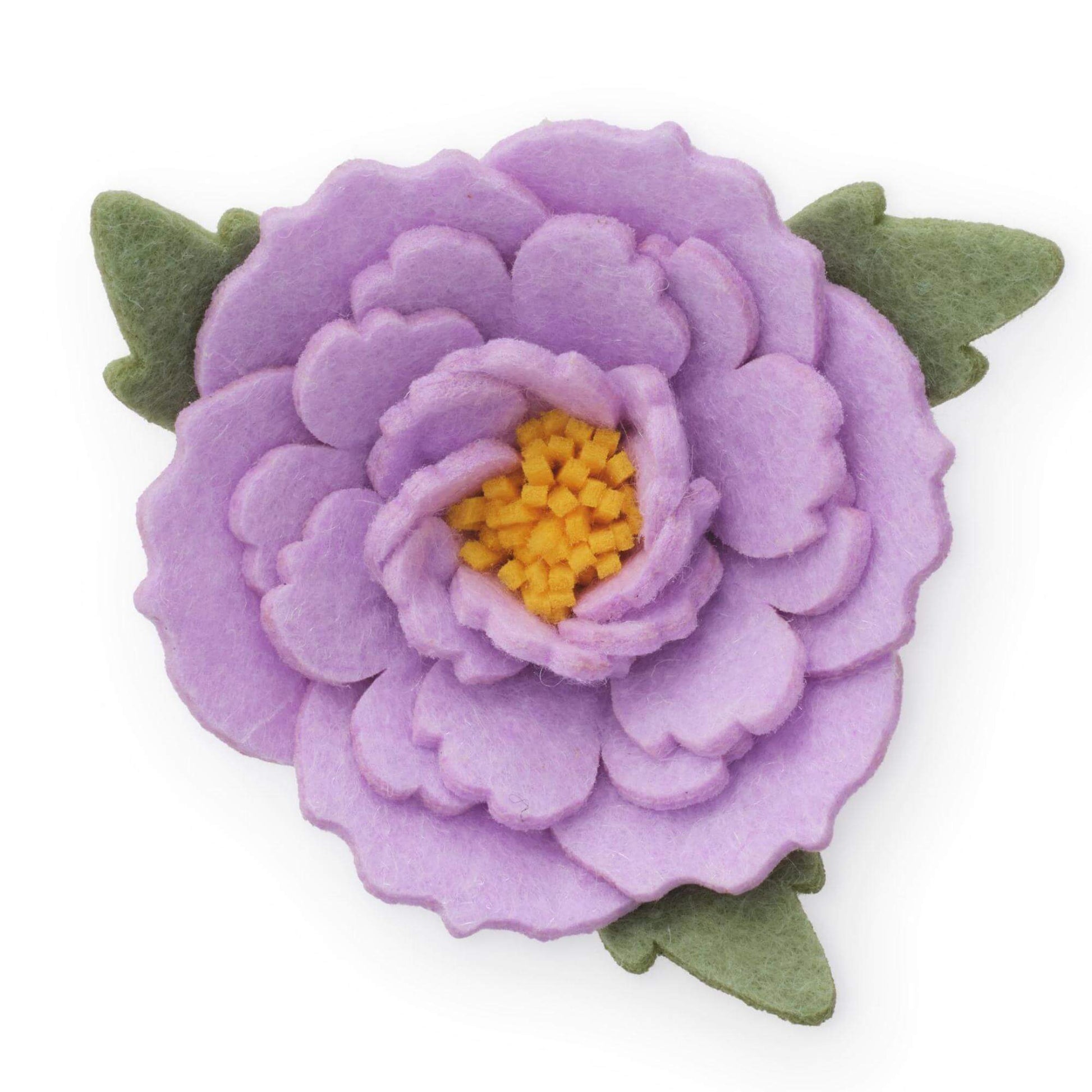 Lilac Peony Dog Collar Flower from The Foggy Dog