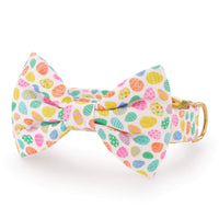 Easter Eggs Bow Tie Collar from The Foggy Dog