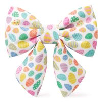 Easter Eggs Lady Dog Bow from The Foggy Dog