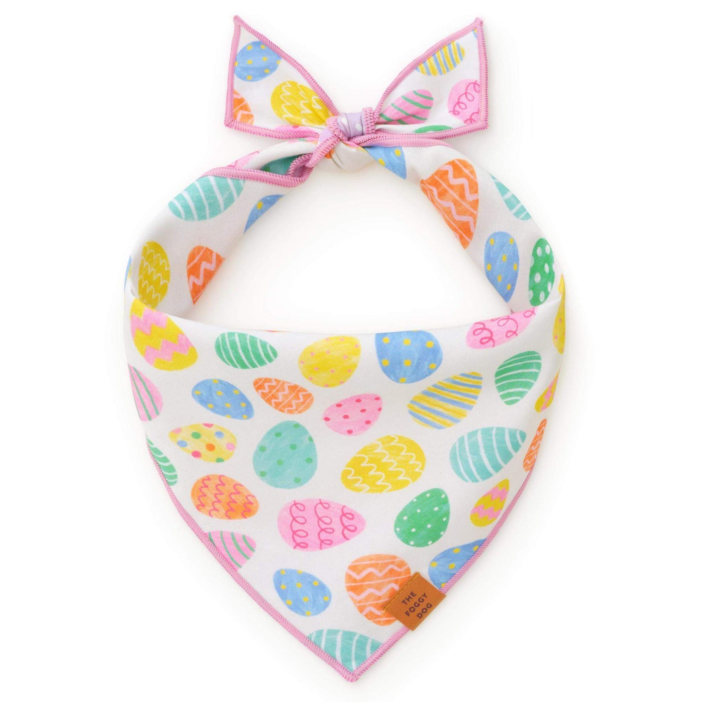 Easter Eggs Reversible Dog Bandana from The Foggy Dog