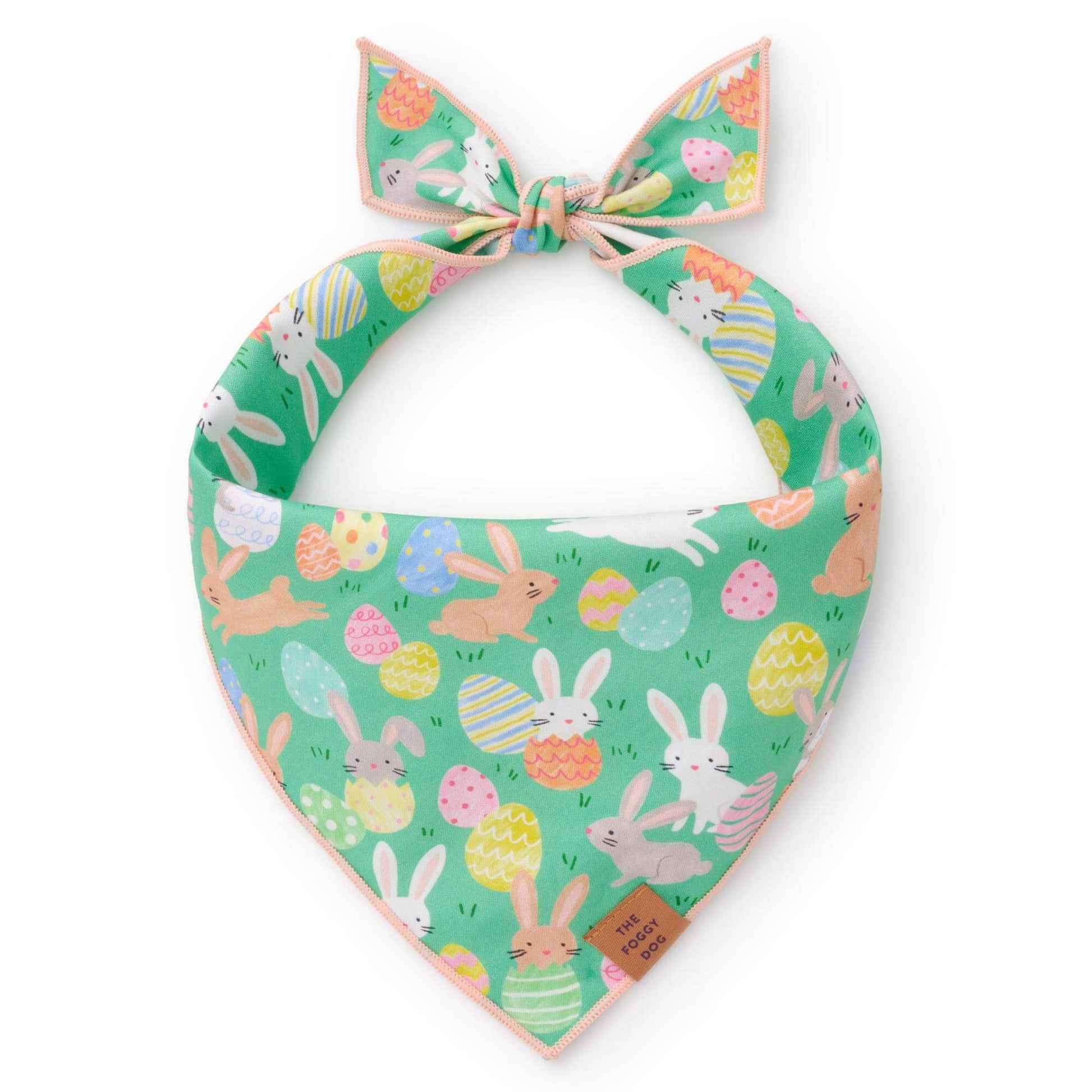 Hoppy Easter Reversible Dog Bandana from The Foggy Dog
