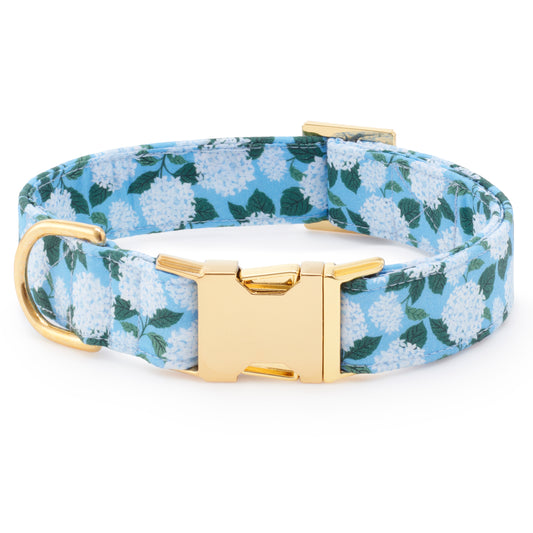 Hydrangea Dog Collar from The Foggy Dog
