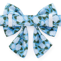 Hydrangea Lady Dog Bow from The Foggy Dog