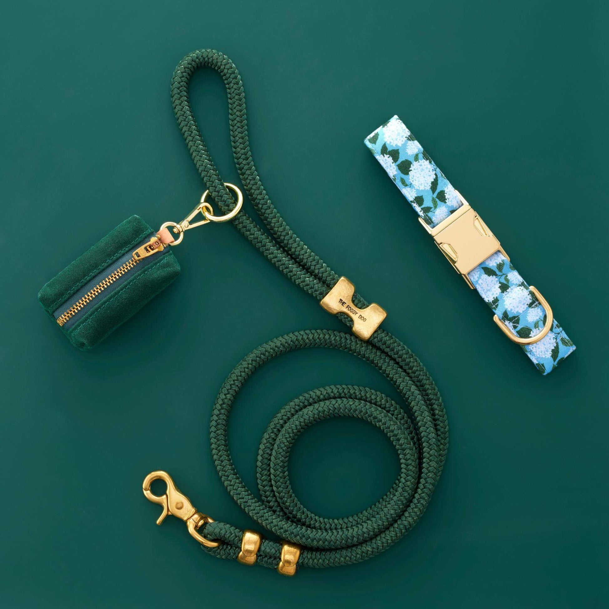 Hydrangea Collar Walk Set from The Foggy Dog