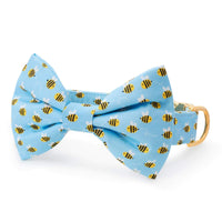 Sweet as Can Bee Bow Tie Collar from The Foggy Dog