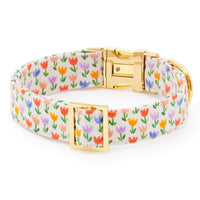 Tulip Garden Dog Collar from The Foggy Dog