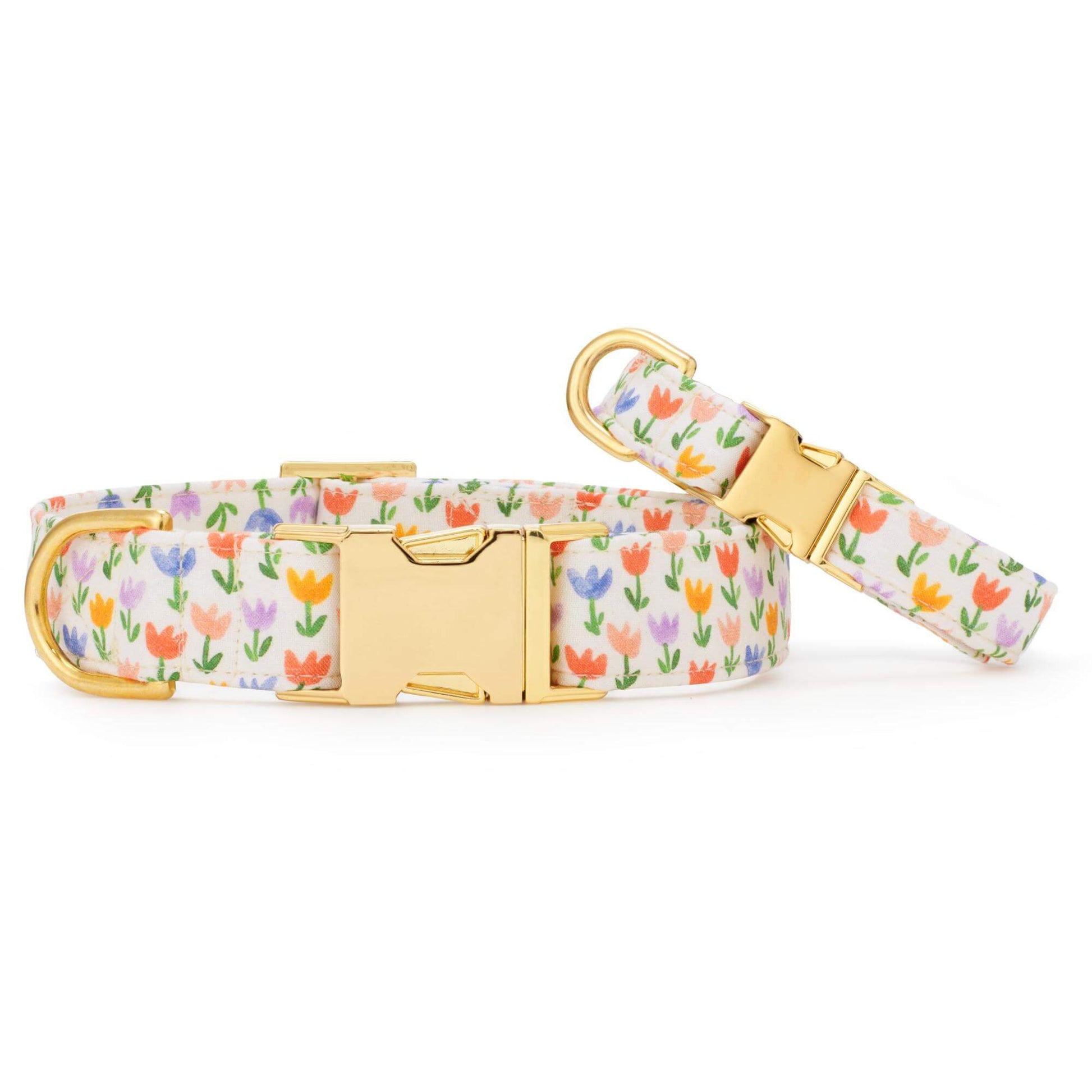 Tulip Garden Dog Collar from The Foggy Dog
