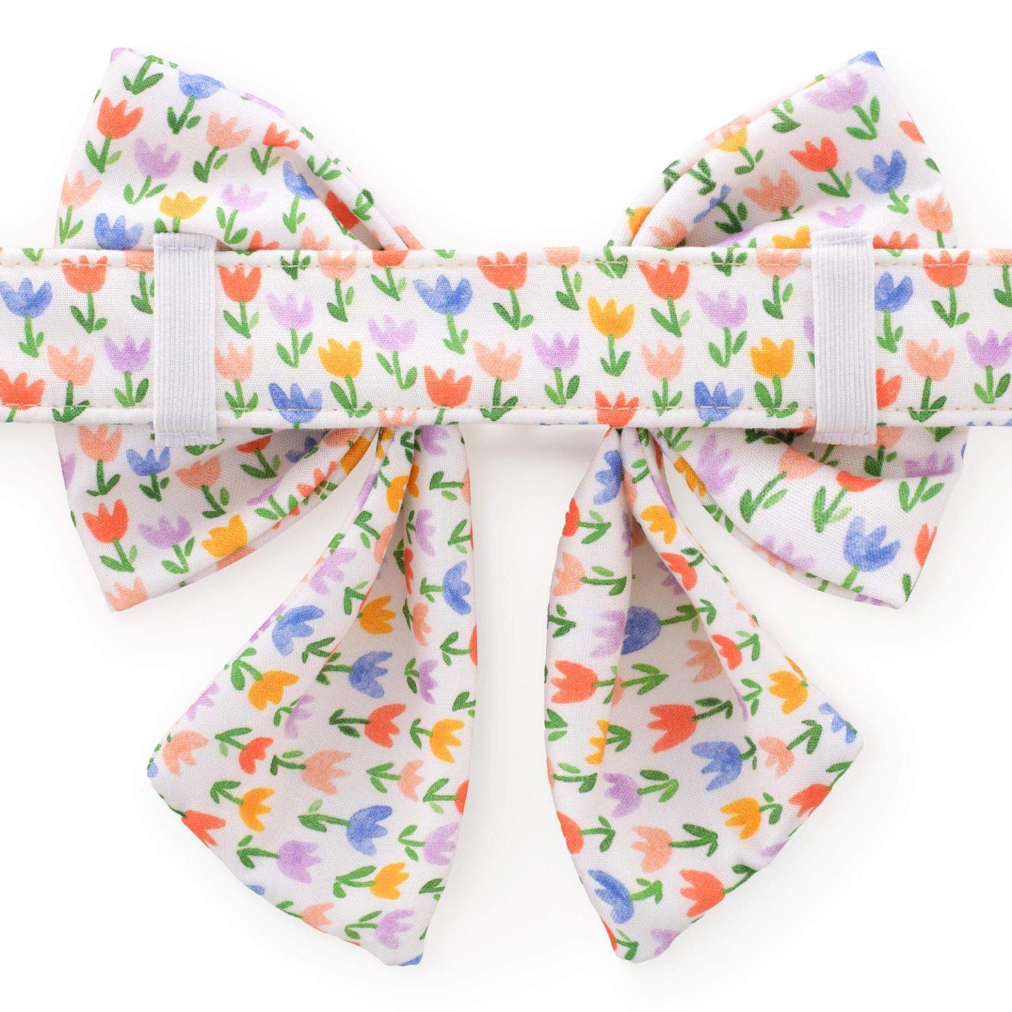 Tulip Garden Lady Dog Bow from The Foggy Dog