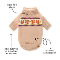Squirrel Dog Sweater from The Foggy Dog